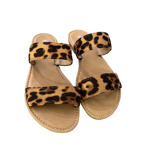 Leopard Print Slip-on Sandals Women’s Size 6 - Picture 3 of 4